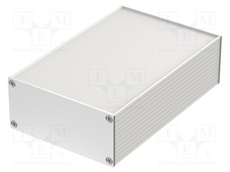 Enclosure: with panel; Filotec; X: 105mm; Y: 160mm; Z: 48mm; natural