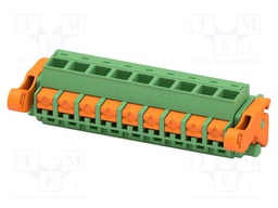 PCB connector, nominal cross section: 2.5 mm2, color: green,