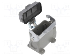 Enclosure: for HDC connectors; size D10A; with latch; with cover