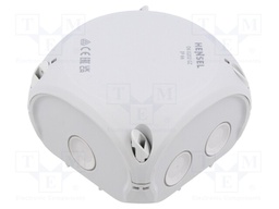 Enclosure: junction box; IP66; with membrane cable glands; grey