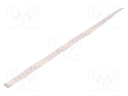 FFC tape; Cores: 20; Tape ph: 0.5mm; L: 254mm; 500mA; 60V