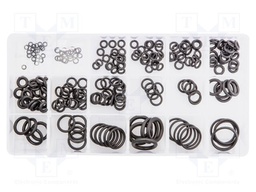 O-ring set; NBR caoutchouc; 225pcs.