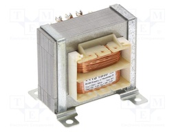 Transformer: mains; 15VA; 230VAC; 16V; 16V; 0.4A; 0.4A; IP00