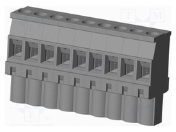 Connector: pluggable terminal block; plug; female; angled 90°