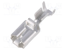 Terminal: flat; 6.3mm; 0.8mm; female; 2.5÷4mm2; crimped; for cable
