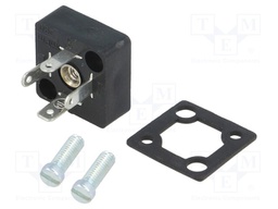 Connector: valve connector; socket; form C; 9.4mm; male; PIN: 4