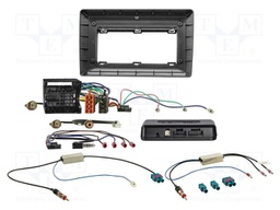 Adapter for control from steering wheel; VW,Škoda; black; 10"