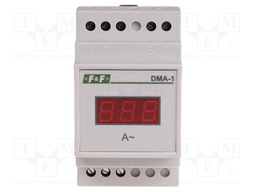 Ammeter; digital,mounting; 0÷600A; True RMS; Meas.accur: ±1%; IP20