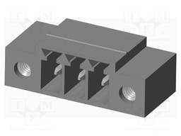 Connector: pluggable terminal block; socket; male; on PCBs