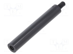 Screwed spacer sleeve; cylindrical; polyamide; M4; M4; 50mm