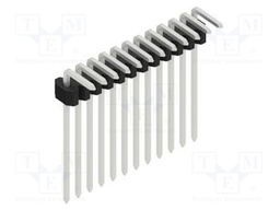 Connector: pin strips; pin header; male; PIN: 12; 1.27mm; THT; 1x12