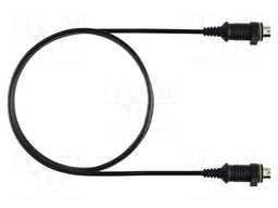 Connection cable; TESTO552; 1.46m; Mini-DIN plug,both sides