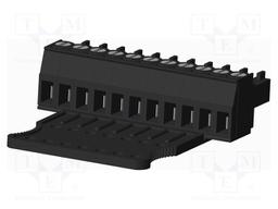 Connector: pluggable terminal block; plug; female; straight; 300V