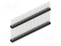 Connector: pin strips; pin header; male; PIN: 56; 2.54mm; THT; 2x28