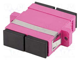Transition: adapter; OM4; SC/UPC,both sides; 50/125um; -40÷85°C