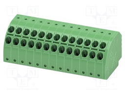 PCB connector, nominal cross section: 1.5 mm?, color: green,