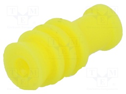 Gasket for wire; yellow; Øcable: 1.4mm; Øhole: 3.6mm