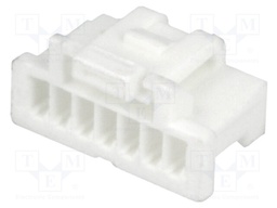 Plug; wire-board; female; Pico-Clasp; 1mm; PIN: 7; w/o contacts