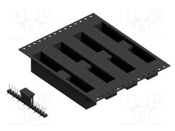 Connector: pin strips; pin header; male; PIN: 14; 2.54mm; SMT; 1x14