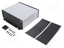 Enclosure: with panel; with fixing lugs; 1457U; X: 191mm; Y: 160mm