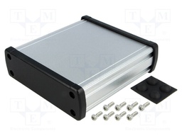 Enclosure: multipurpose; X: 113.7mm; Y: 119mm; Z: 35.2mm; aluminium