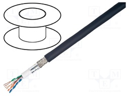 Wire; SF/UTP; industrial Ethernet,outdoor; 5e; stranded; Cu; black