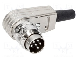 Connector: M16; male; for cable; IP40; plug; soldering; 300V; PIN: 6