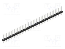 Connector: pin strips; pin header; male; PIN: 38; 2mm; THT; 1x38
