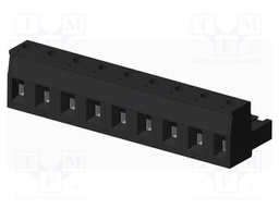 Connector: pluggable terminal block; plug; female; straight; 300V