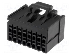 Plug; wire-wire/PCB; female; J2000; 2.5mm; PIN: 16; for cable; 250V