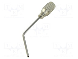 Vacuum pick-up pencil tip; V: ESD; Size: 18; Shape: bent at 45°