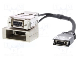 Connection cable; Interface: RS232C; 0.1m