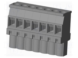 Connector: pluggable terminal block; plug; female; angled 90°