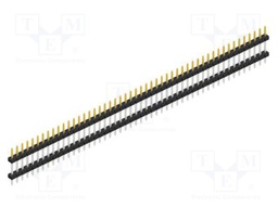 Connector: pin strips; pin header; male; PIN: 50; 2mm; THT; 1x50