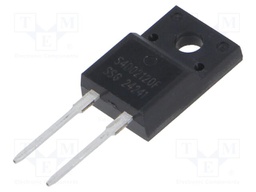 Diode: Schottky rectifying; SiC; THT; 1.2kV; 2A; ITO220AC; 26W; tube