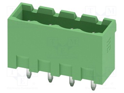 PCB headers, nominal cross section: 2.5 mm?, color: green, n