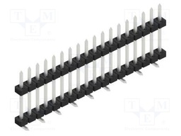 Connector: pin strips; pin header; male; PIN: 18; 2mm; SMT; 1x18