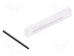 Connector: pin strips; pin header; male; PIN: 25; 2.54mm; SMT; 1x25