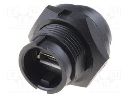 Socket; USB B micro; Data-Con-X; THT; USB 2.0; IP67,IP68