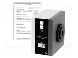 Meter: calibrator; sound; Range: 1000Hz; 100x100x75mm; Class: 1