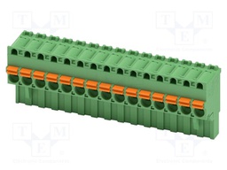 PCB connector, nominal cross section: 2.5 mm?, color: green,