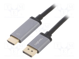 Cable; DisplayPort 1.2,HDCP 1.3,HDMI 2.0; 2m; black