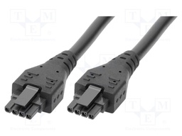 Cable; Micro-Fit 3.0; female; PIN: 4; Len: 3m; 8.5A; Insulation: PVC