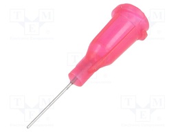 Needle: steel; 0.5"; Size: 25; straight; 0.25mm; Mounting: Luer Lock