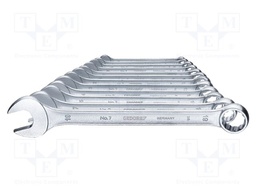 Wrench-set; combination spanner; Chrom-vanadium steel; 12pcs.