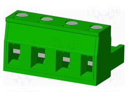 Connector: pluggable terminal block; plug; female; straight; 12A