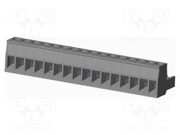 Connector: pluggable terminal block; plug; female; straight; grey