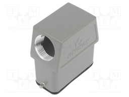 Enclosure: for HDC connectors; size D10A; for cable; for latch