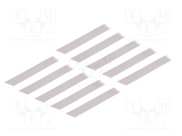 Cover for LED profiles; frosted; 2m; Kind of shutter: E; slide