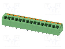 Connector: PCB terminal block; terminal; SPTAF 1; 16A; 320V; green